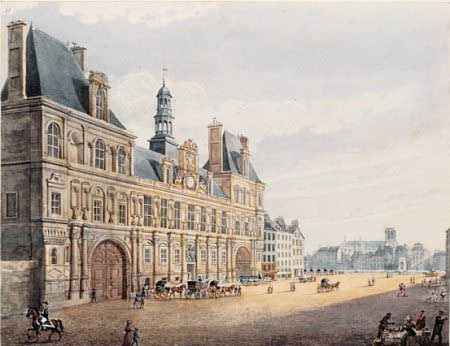 l'Htel de Ville de Paris vers 1605